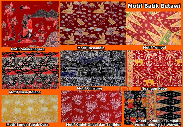  Batik  Betawi Motif Nusa  Kelapa  Contoh Motif Batik 