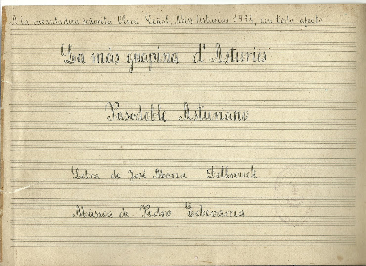 "LA MAS GUAPINA D´ASTURIAS"-PASODOBLE ESTURIANO-