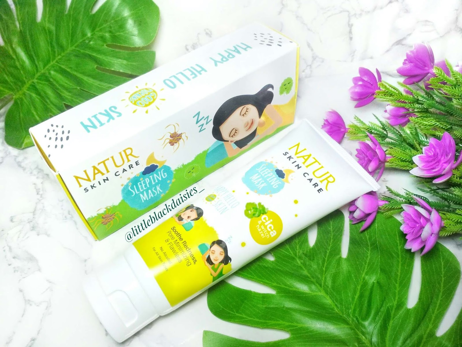 NATUR CICA & WITCH HAZEL SLEEPING MASK REVIEW Little Black Daisies