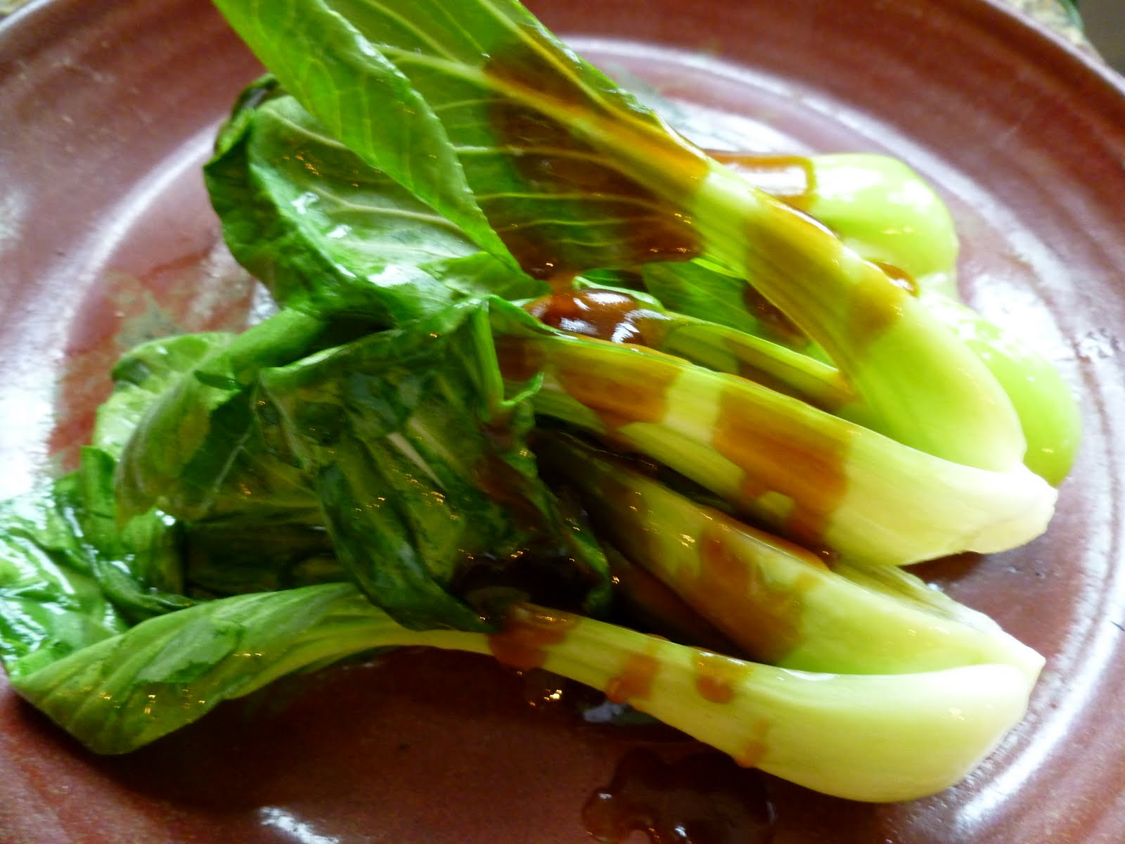 Baby Bok Choy with Oyster Sauce