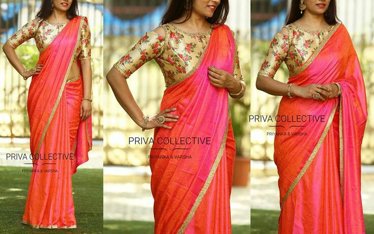 Dressfashionhub: Blouse designs for plain and simple saree
