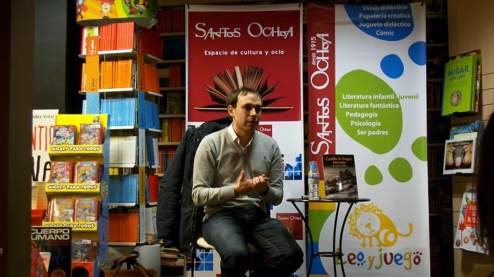 Presentación en la Librería Santos Ochoa de Huesca