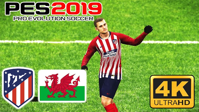PES 2019 | Atletico Madrid vs Wales | Other League | PC GamePlaySSS