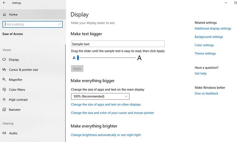Cara Mengubah Font & Ukuran Teks Pada Windows 10 October 2018 Update Cara Mengubah Font & Ukuran Teks Pada Windows 10 October 2018 Update