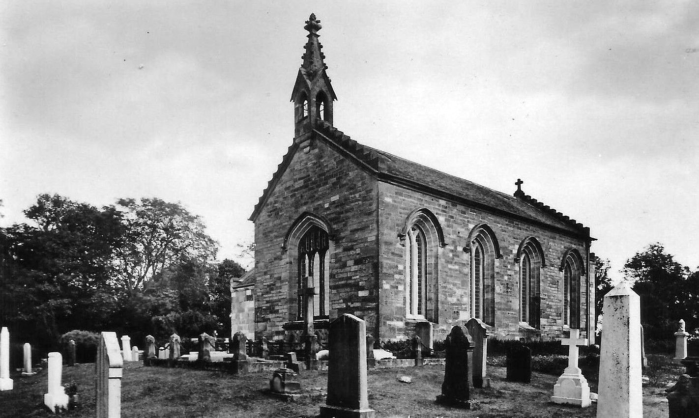 Tour Scotland Old Photographs Church Dunino Fife Scotland