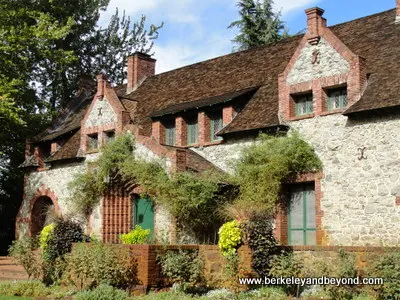 exterior of Bourn Cottage at Empire Mine State Historic Park in Grass Valley, California