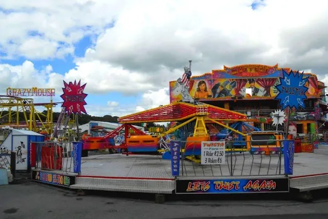 Tramore fun park on the drive between Dublin City and Waterford City
