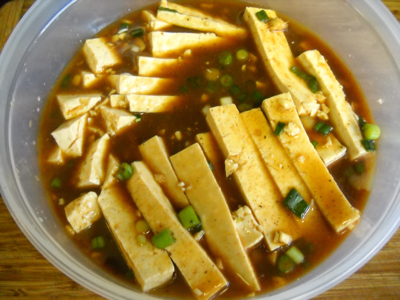 Blessed Vegan Life Cheatin' Marinated Tofu over Jasmine Rice