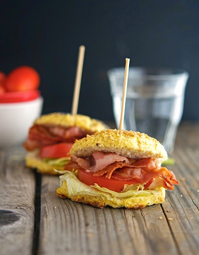 Cauliflower Bagel BLTs