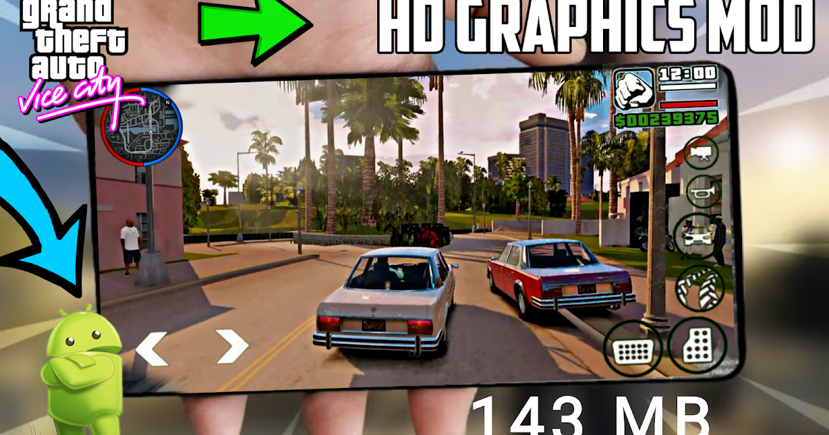 143 MB GTA Vice City Remastered Ultra ENB Graphics Modern Modpack For