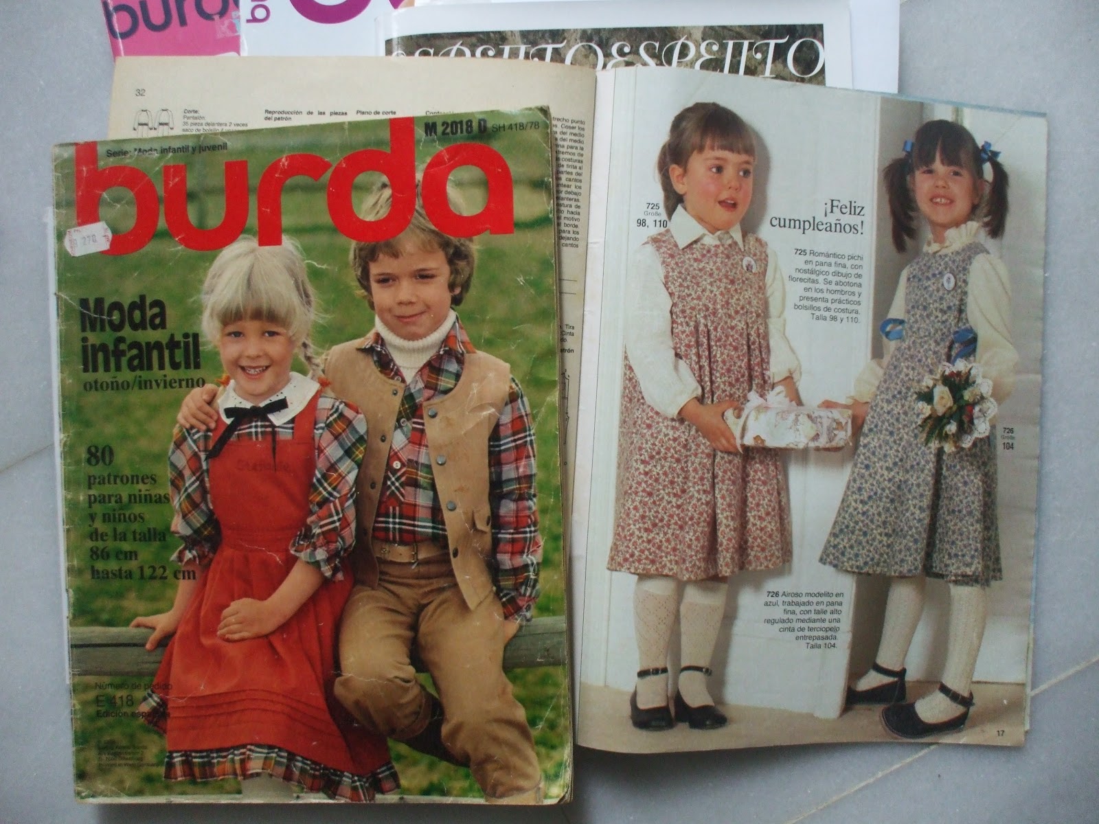 la inglesita: Otras revistas de patrones de niños, además del Burda ::  Spanish kids patterns magazines