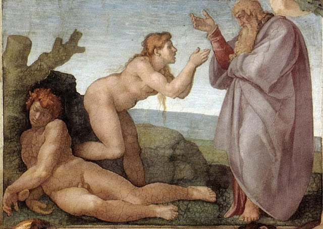 «Сотворение Евы», Микеланджело