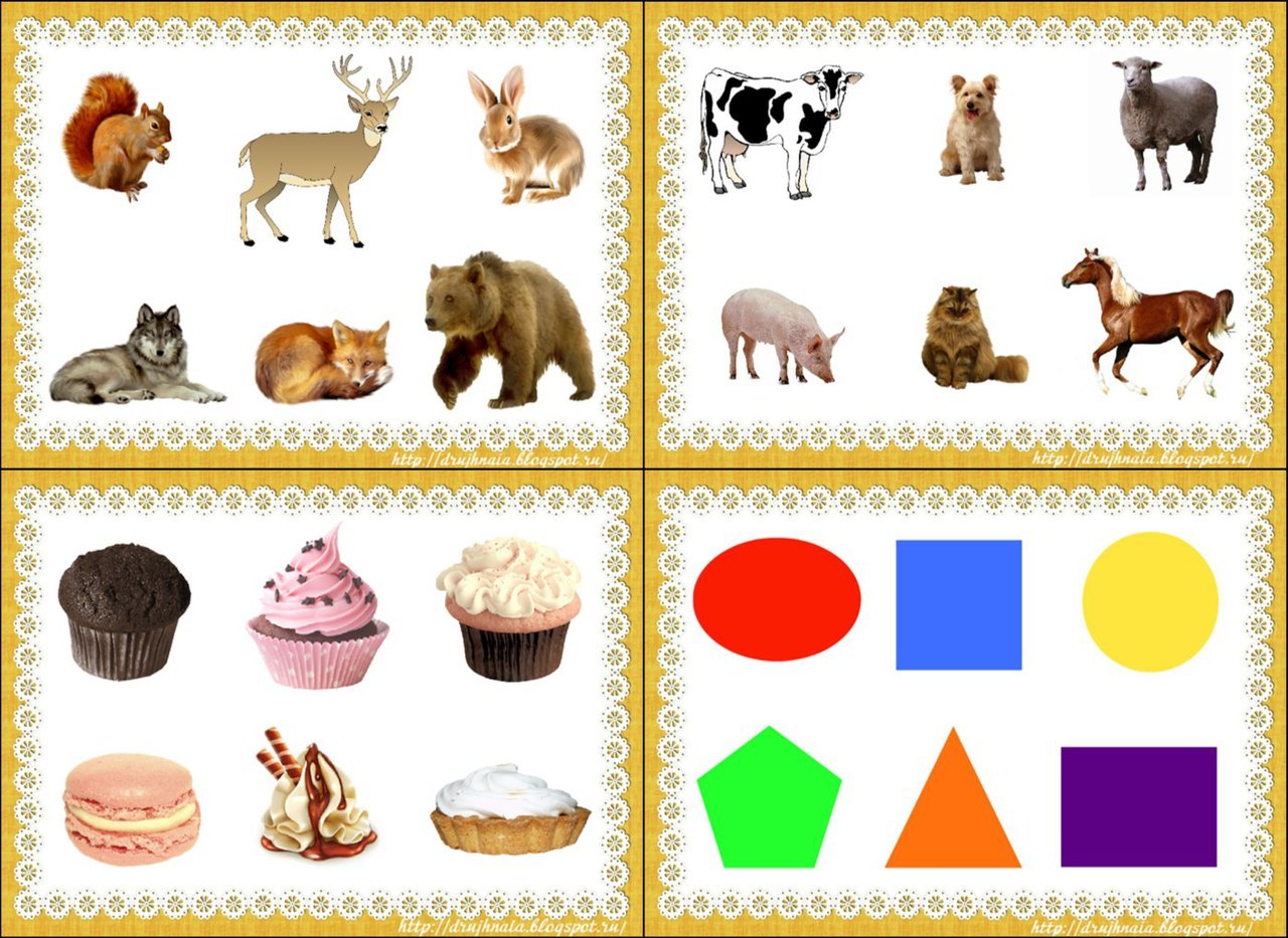 Назови одним словом картинки для детей 4 5 лет