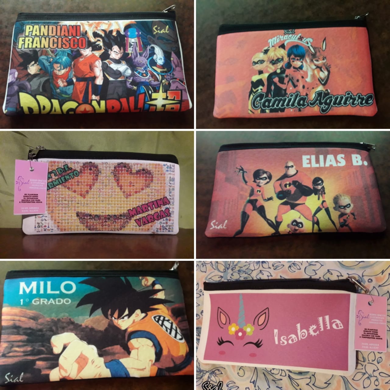 Cartucheras personalizadas Cartucheras personalizadas
