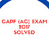 CAPF (AC) Exam, 2017 Paper-General Ability and Intelligence