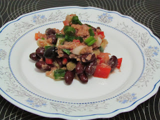 Salata de ton cu fasole rosie / Tuna salad with red beans