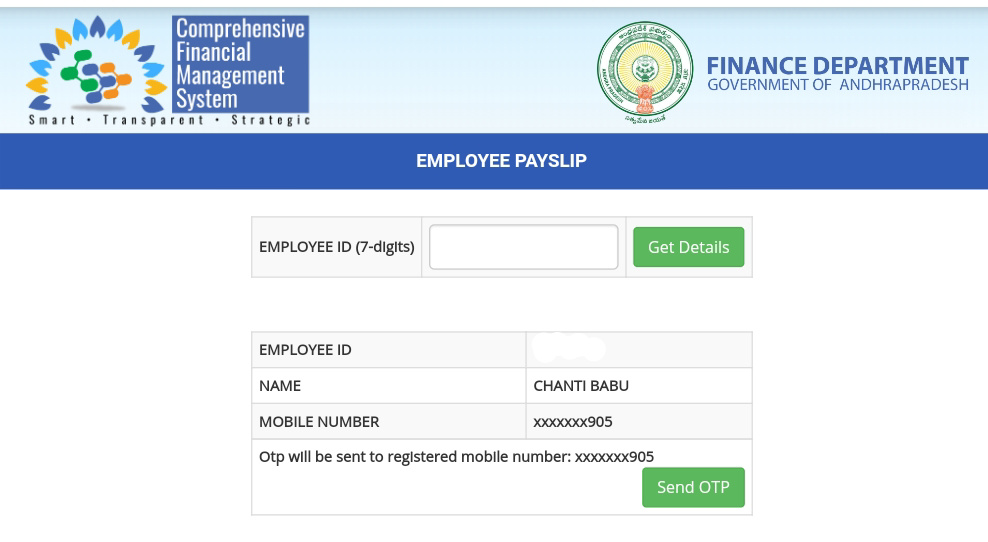 Download Pay Slips from CFMS site