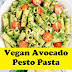 Vegan Avocado Pesto Pasta