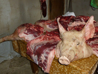Matanza del cerdo en TIerra Estella Navarra