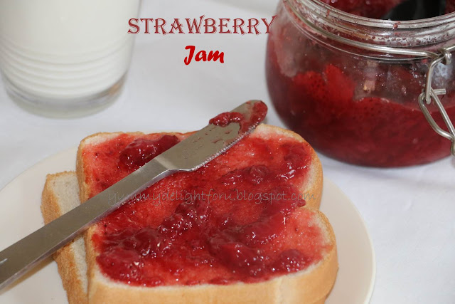 Homemade Strawberry Jam Recipe, How to make Strawberry Jam