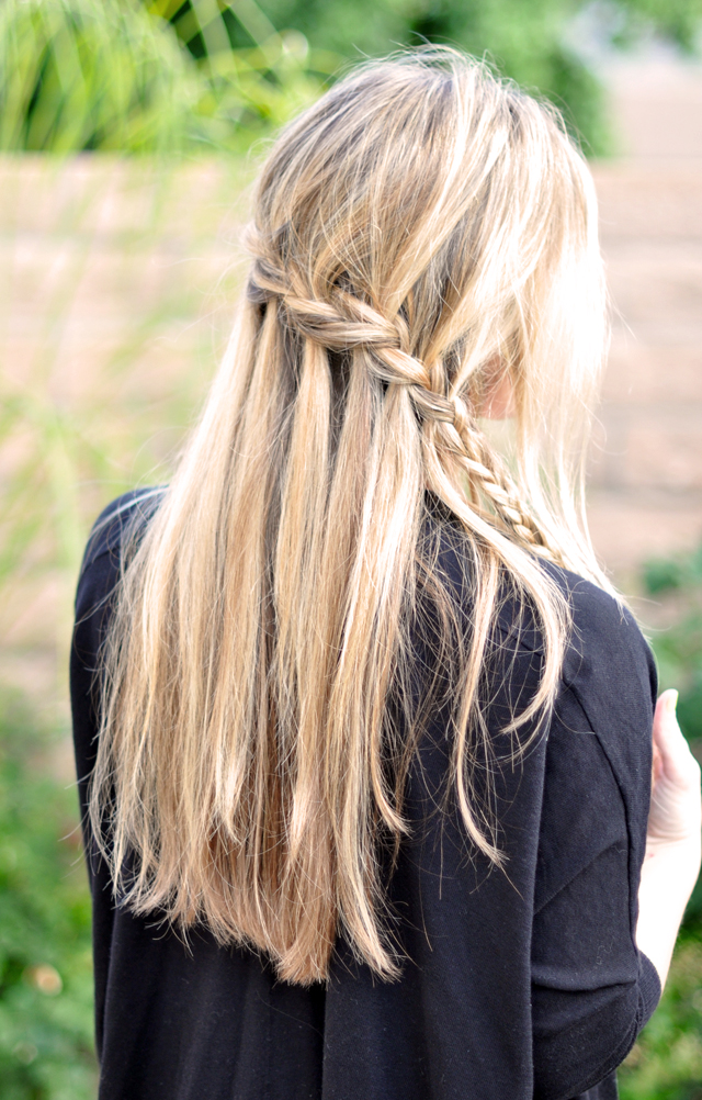 The Savvy Girl's Guide: Summer Hair - Waterfall Braid