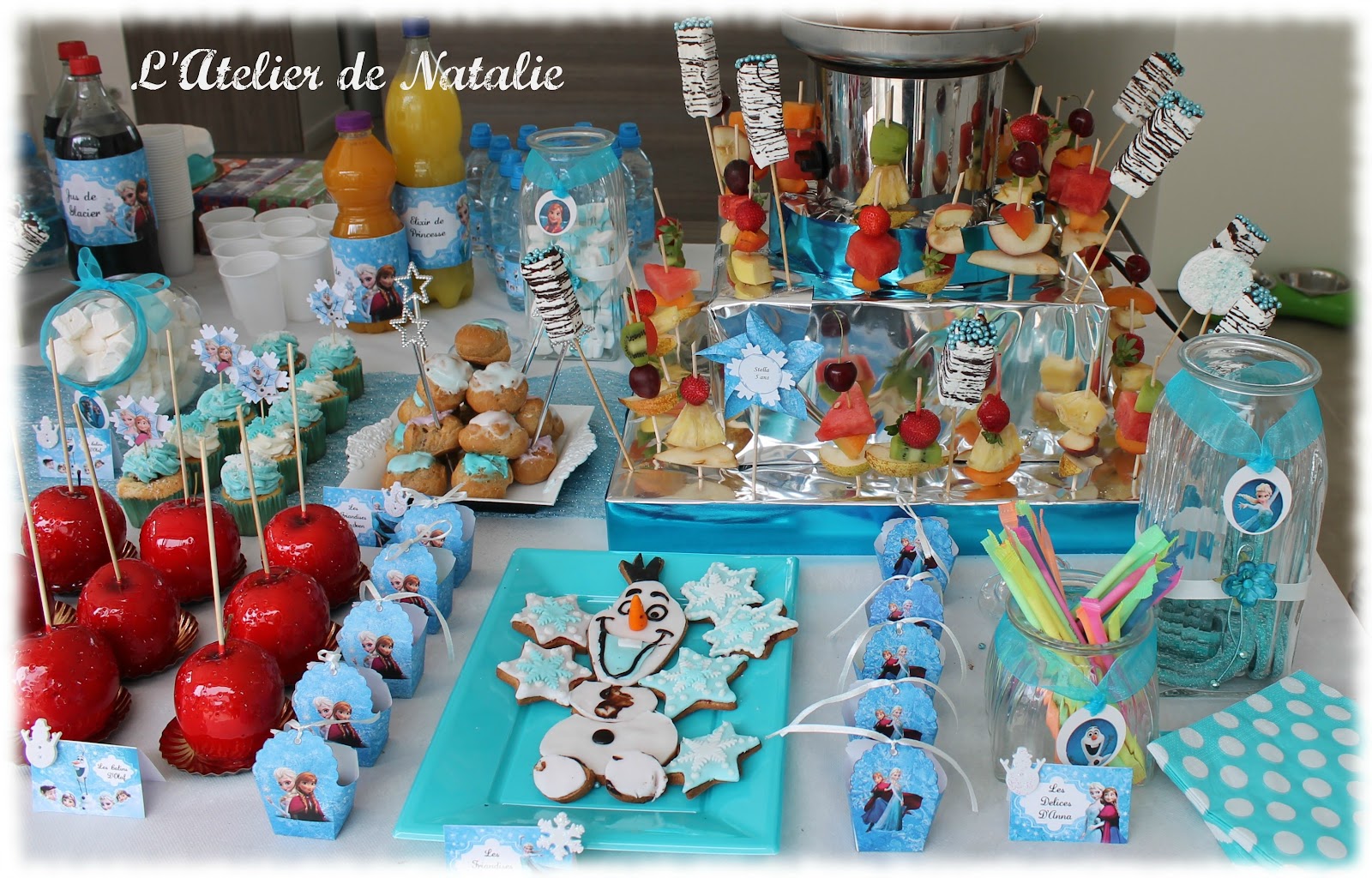theme reine des neiges anniversaire