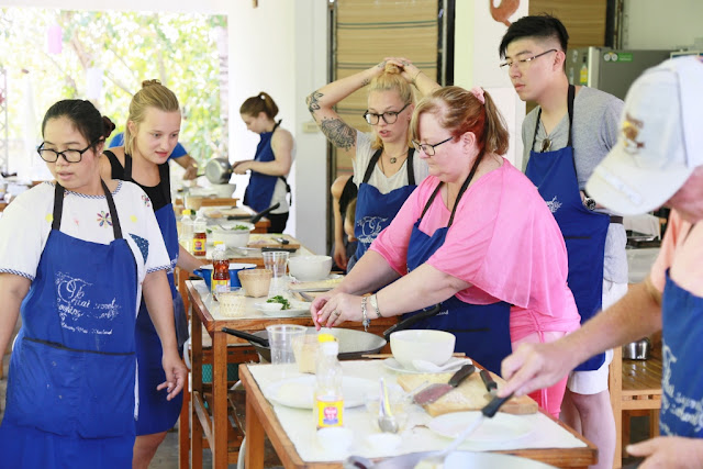 Thai Secret Cooking Class Photos. March 9-2017. Pa Phai, San Sai District, Chiang Mai, Thailand.