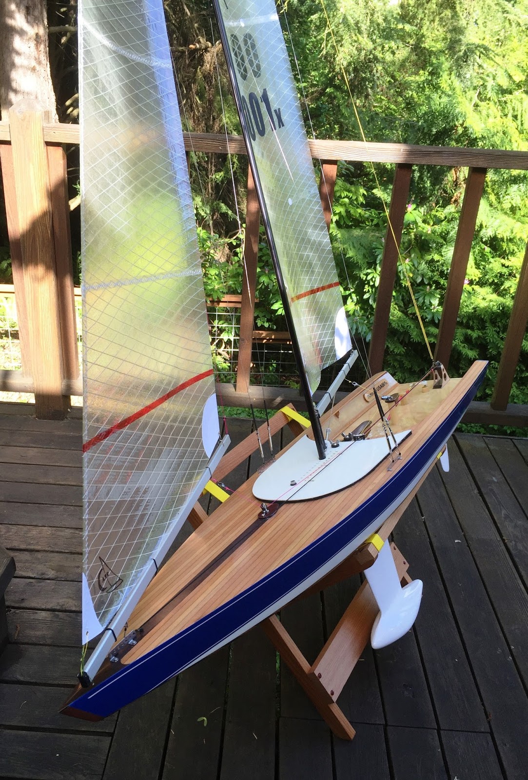 model sailboat built