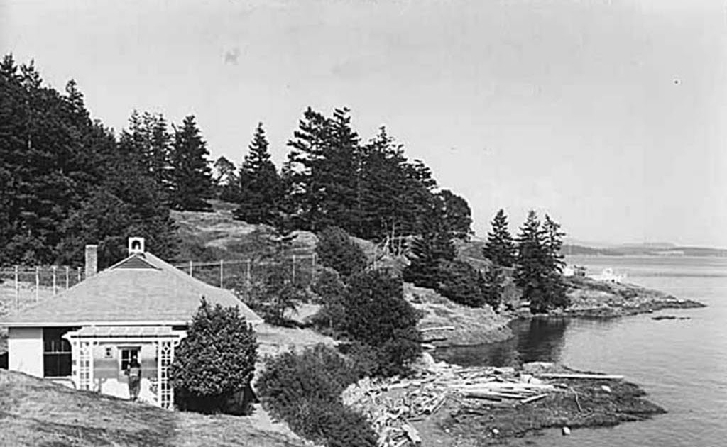 Washington Shorelines Now and Then Friday Harbor's shoreline