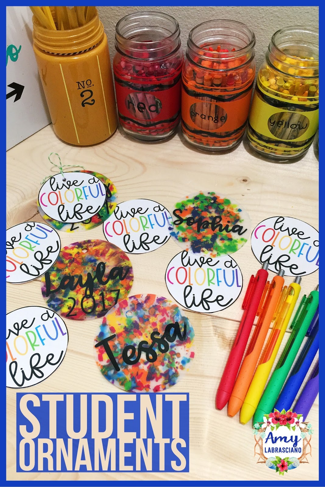 Learning Lessons With Amy Labrasciano Inexpensive Student Ornament Gift