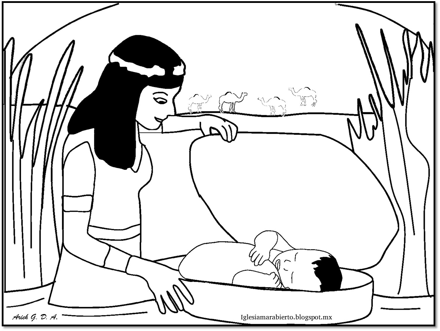 Clase Bíblica para niños - El Nacimiento de Moisés - - Mar de Vida