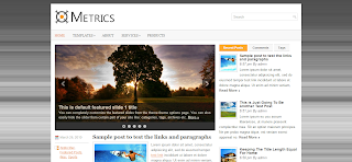 Metrics Wordpress Template Is a Clean And Simple Wp Template
