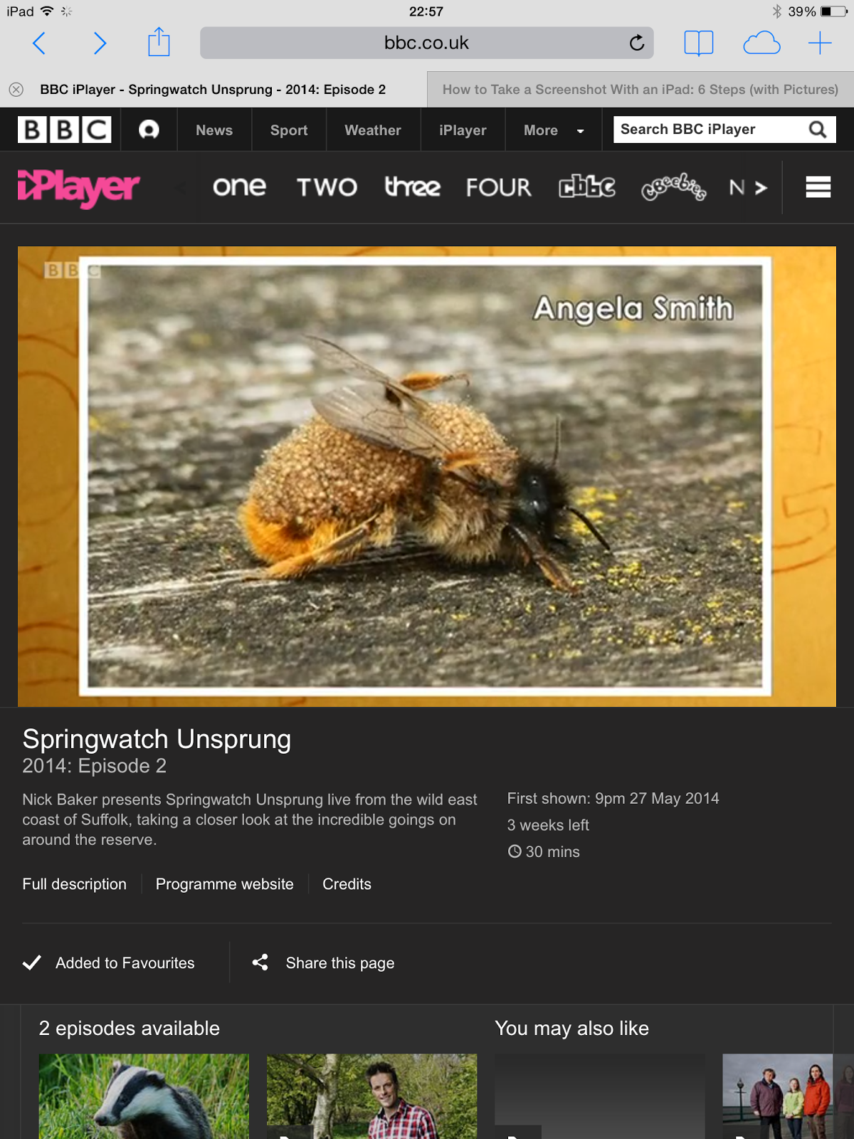 BBC Springwatch Unsprung fame