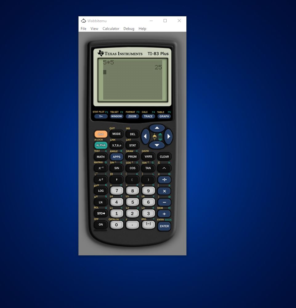 A Bit of a Byte: TI-83 Plus Calculator Emulation