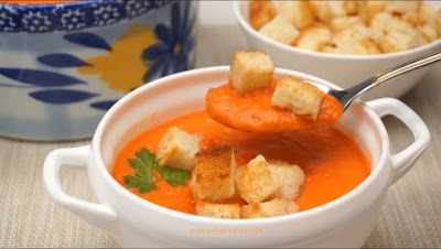 Суп с томатами