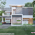 Contemporary style flat roof front elevation design 2919 sq-ft