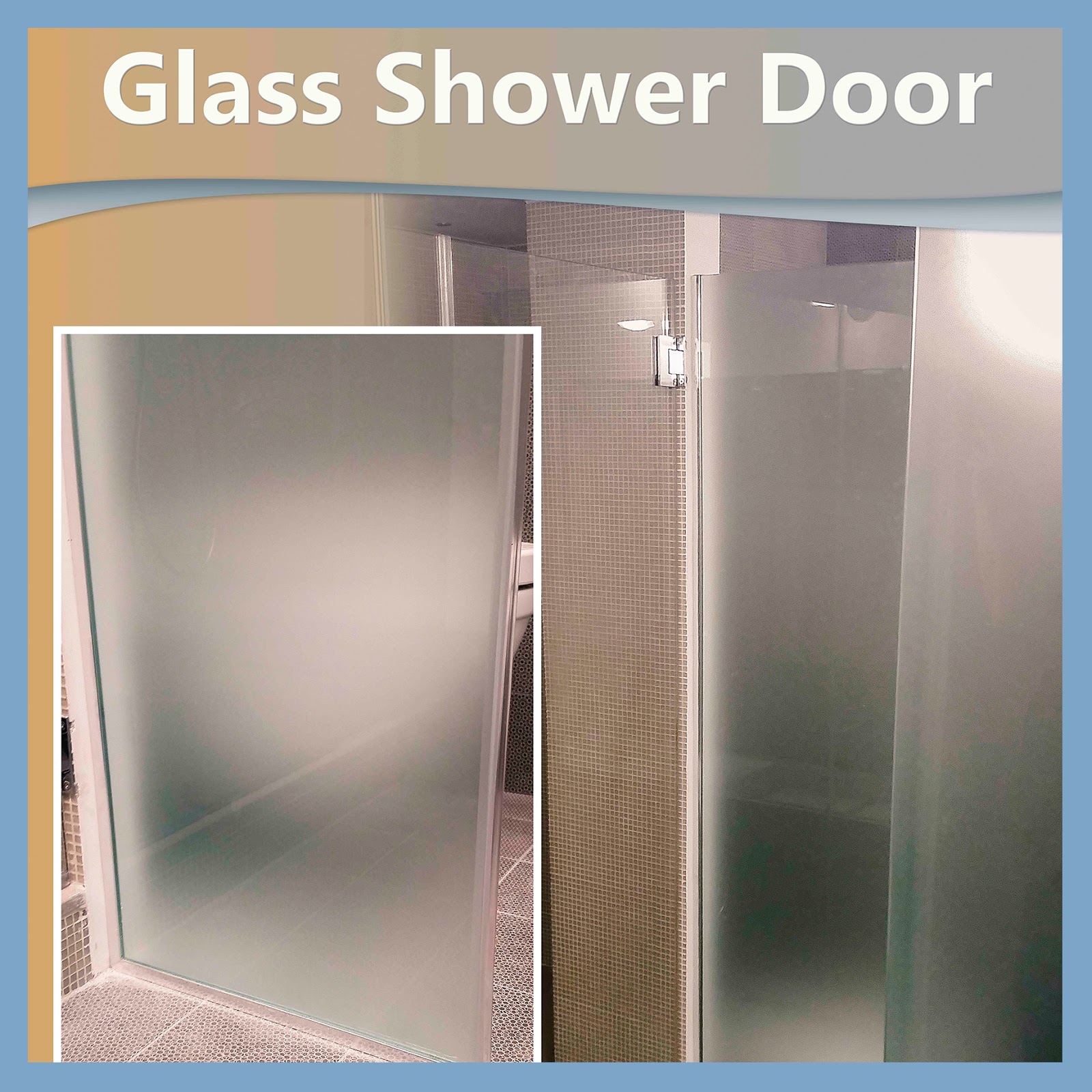 Glass Shower Door ARTLOOK GLASS COMPANY NEW YORK
