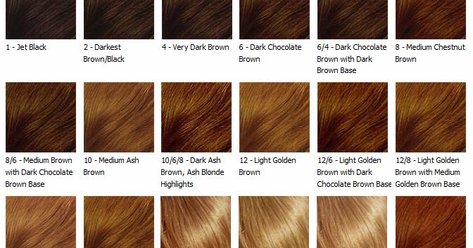 Cinnamon Hair Color Chart