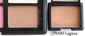 NARS Best Cheek Blush Palette 2016 Pan Size Packaging Comparison Laguna Bronzer