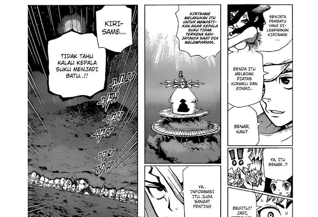 Spoiler manga Dr. Stone chapter 123 I Mozu vs Gen