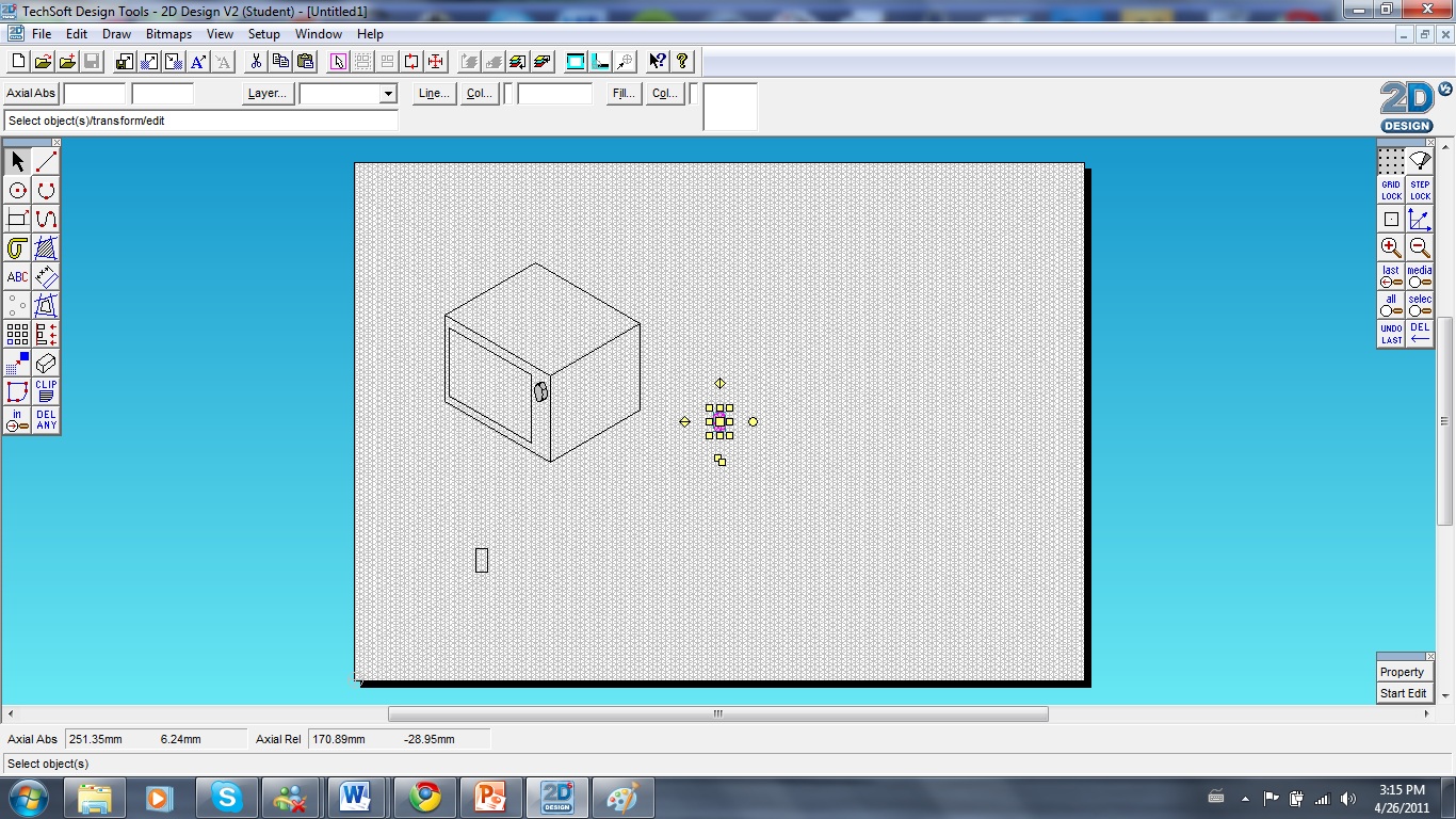 CAD Progression: Creating Objects in 2D Design