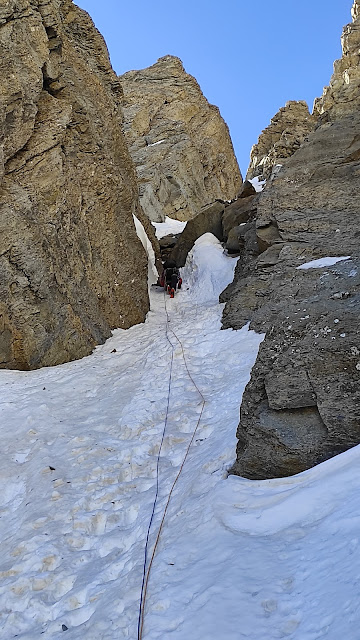 Corredor Maribel D+ 350m, Peña Telera.