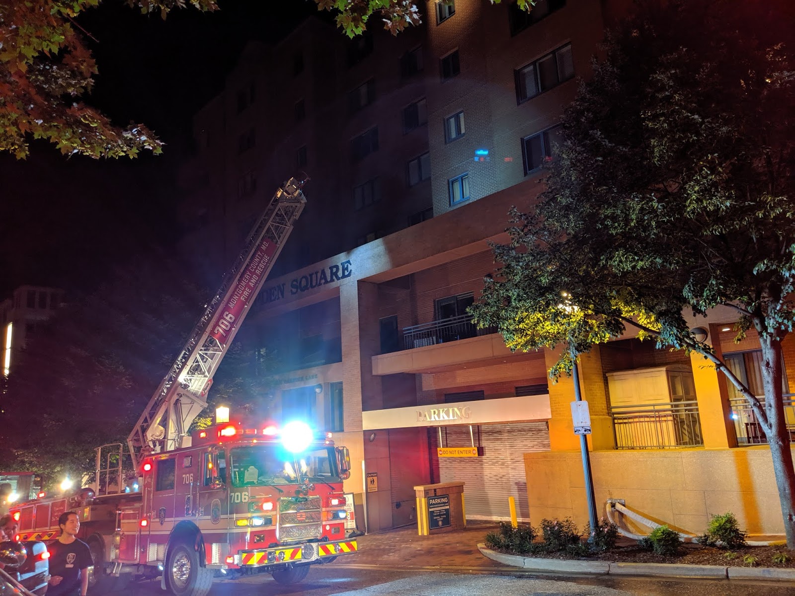 Robert Dyer Bethesda Row Kitchen fire at Hampden Square in Bethesda
