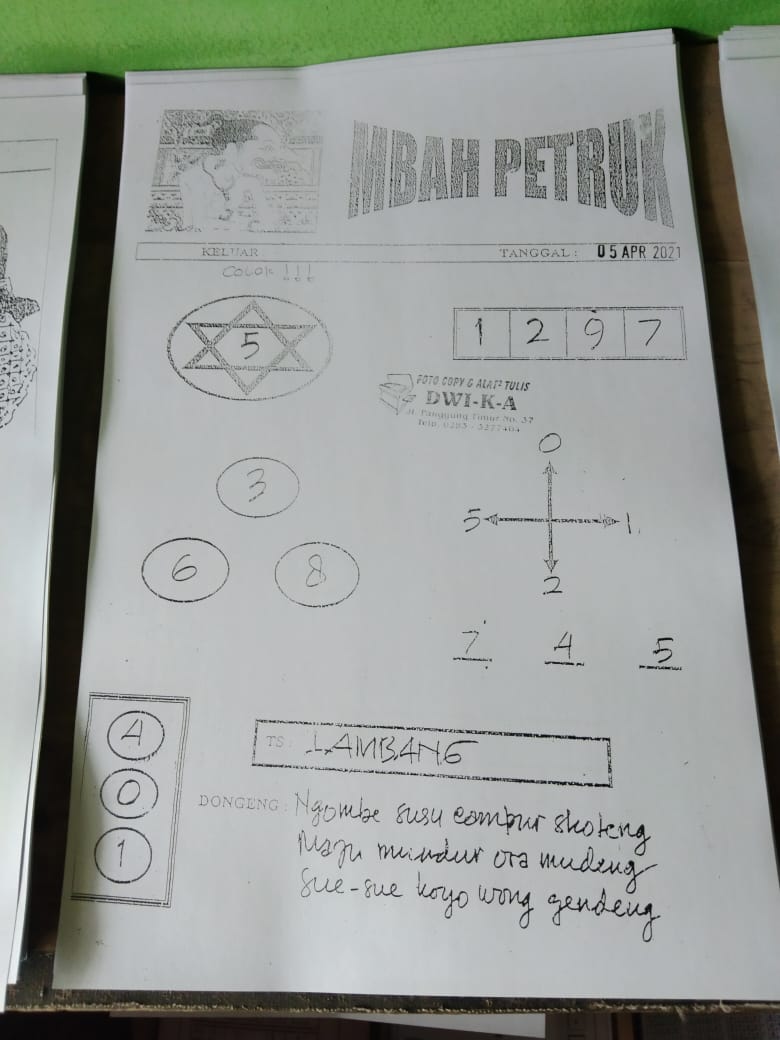 GAMBAR SYAIR TOGEL HONGKONG