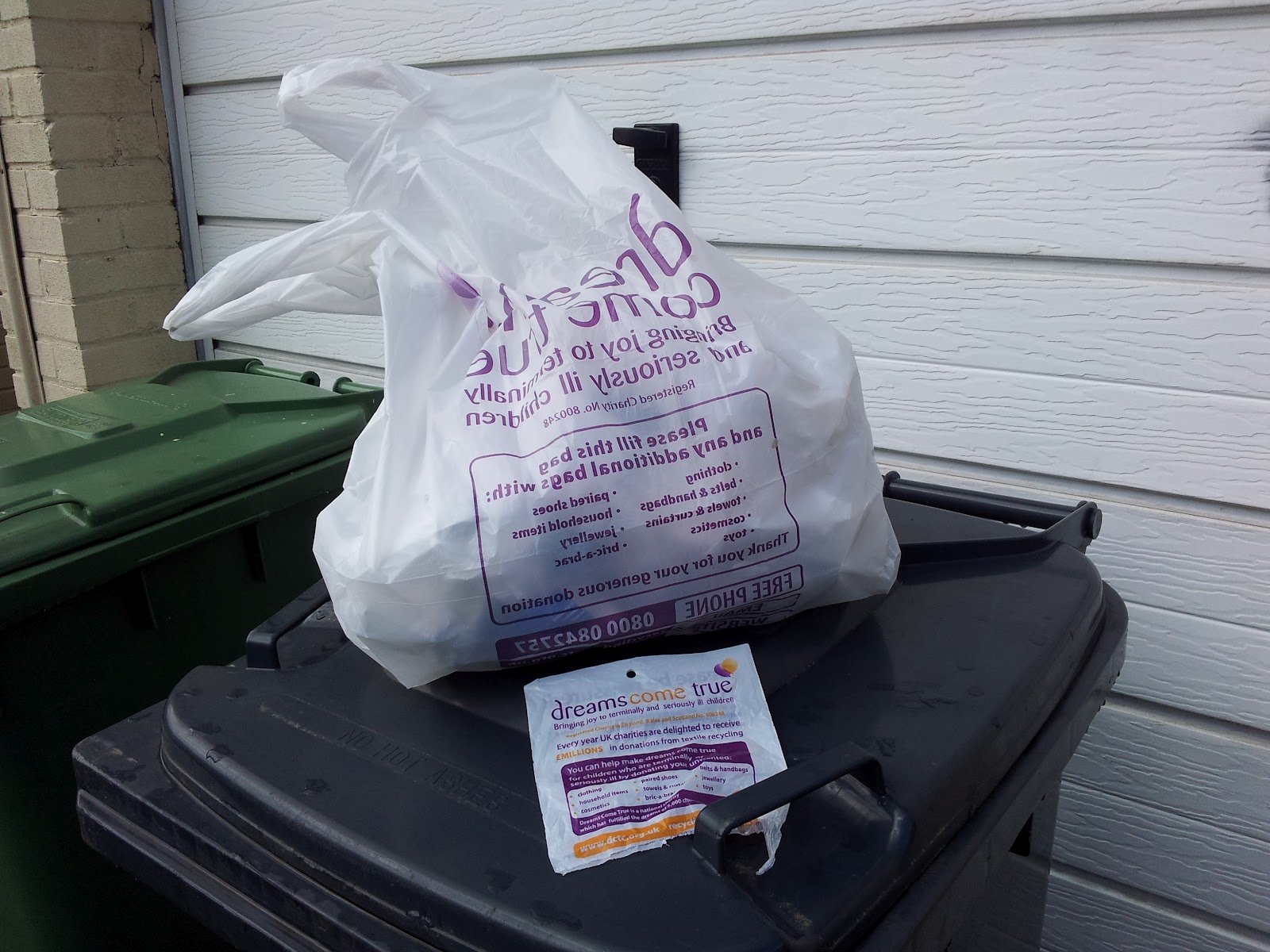 Michael Read Gotcha Charity Bags!