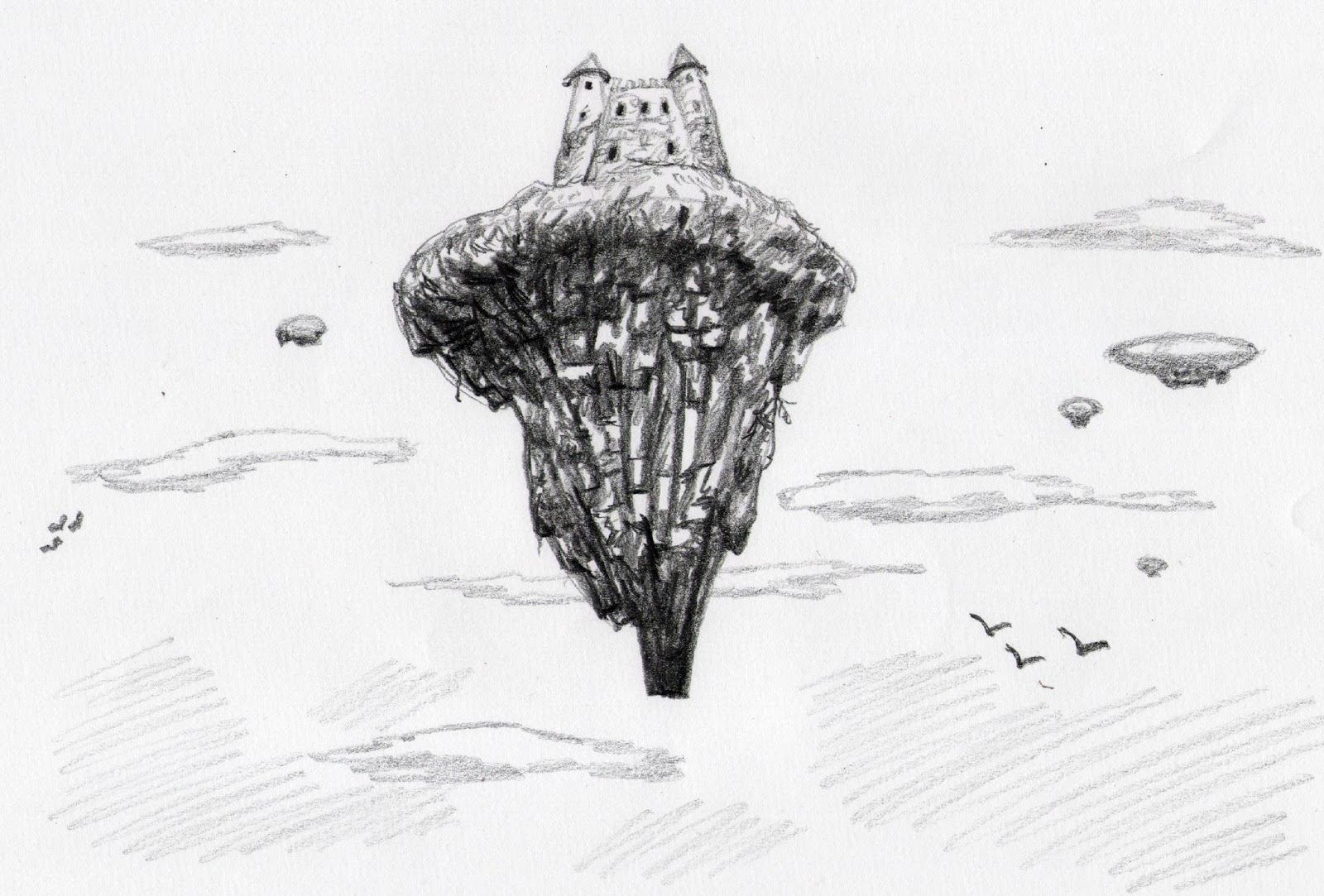 blueberry beetle How to Videos How to Draw a Floating Island