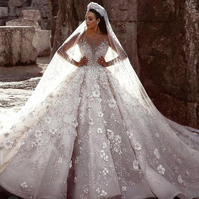 صور فساتين اعراس 2021 ، احدث تشكيلة فساتين اعراس لجمالك