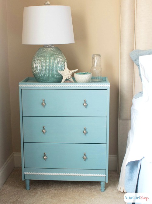 Ikea Rast Dresser Makover With A Coastal Nautical Theme Coastal