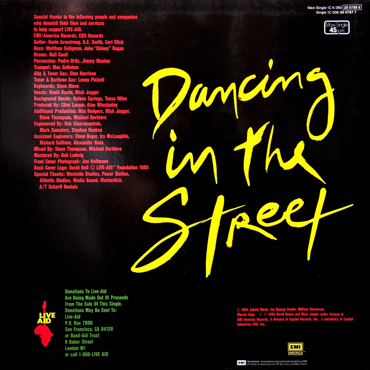 1985 Dancing In The Street David Bowie & Mick Jagger Rockronología 1985 Dancing In The Street David Bowie & Mick Jagger Rockronología