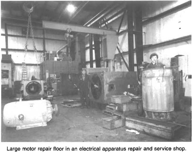 Engineering Photos,Videos and Articels (Engineering Search Engine) Large motor repair floor in